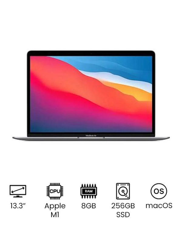 ⁦ماك بوك آير MGN63 بشاشة مقاس 13 بوصة⁩ - الصورة ⁦1⁩