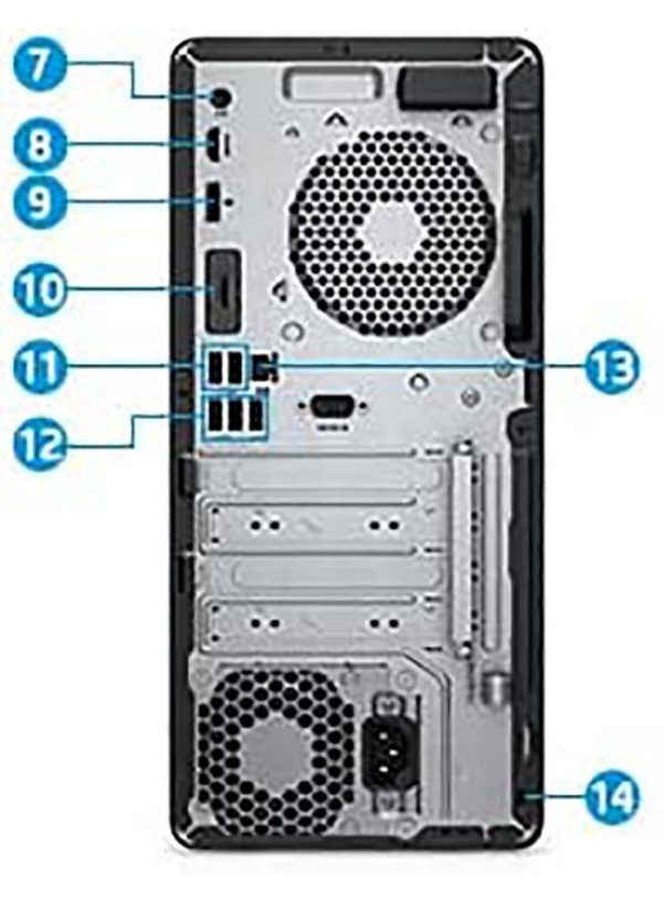 ⁦صندوق كمبيوتر مكتبي عمودي برو ديسك G7 MT ‏400⁩ - الصورة ⁦2⁩